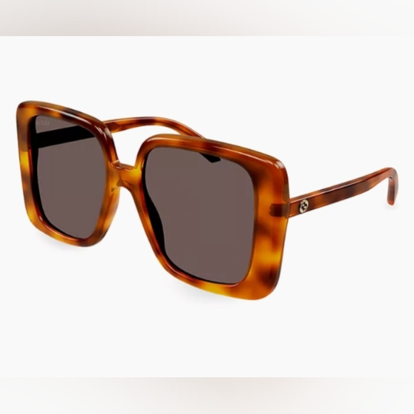 New GUCCI women’s  oversized square sunnies sunglasses - Picture 3 of 14